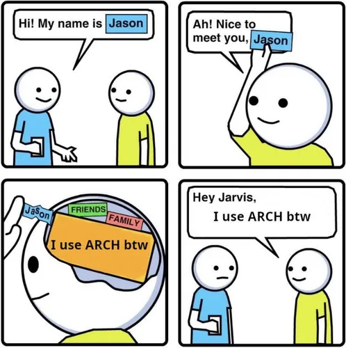 I use arch btw.